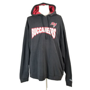 Reebok Tampa Bay Buccaneers hoodie sweater sweatshirt men's XL extra large black